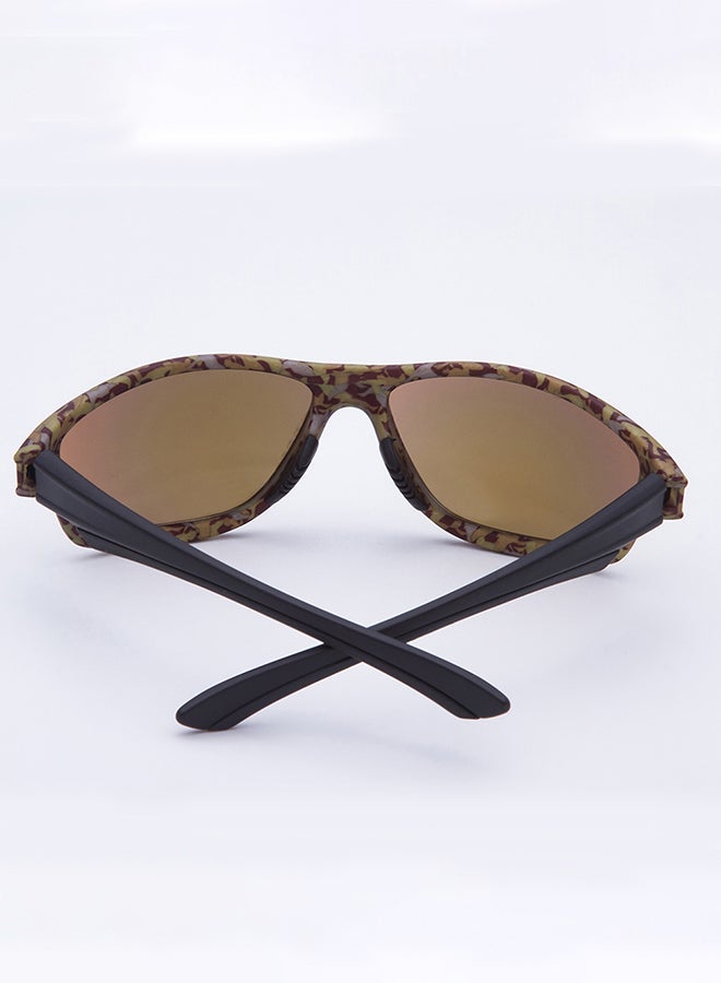 شاربدو نظارة شمسيّة مستطيلة الشكل بعدسات واقية من الأشعة فوق البنفسجية - Image 3