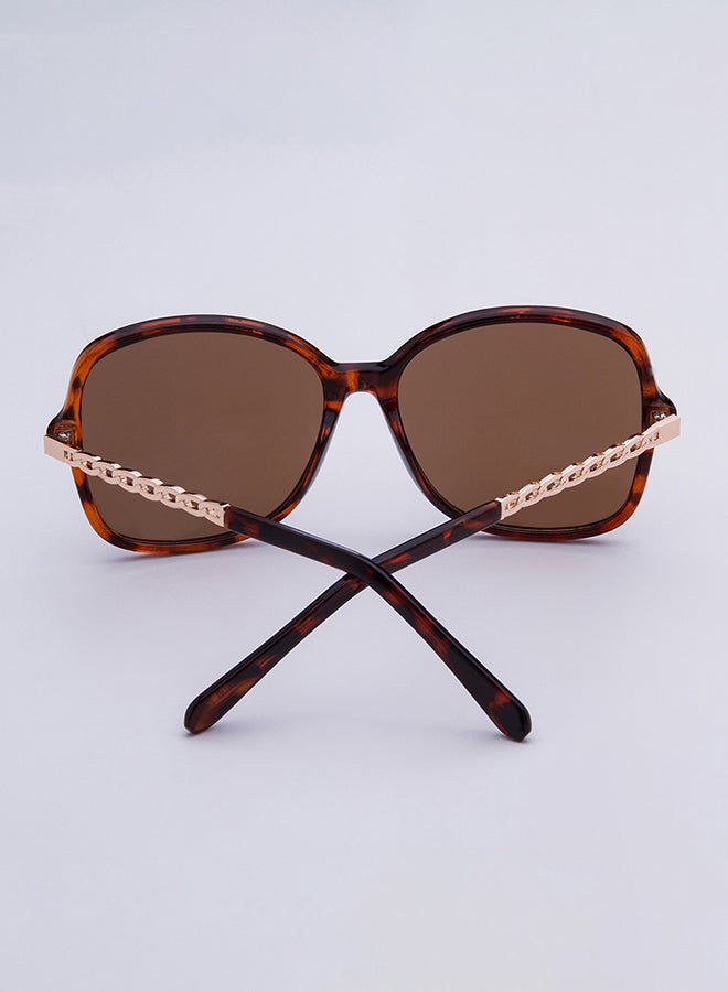 شاربدو نظارة شمسيّة مستطيلة الشكل بعدسات واقية من الأشعة فوق البنفسجية للنساء - Image 3