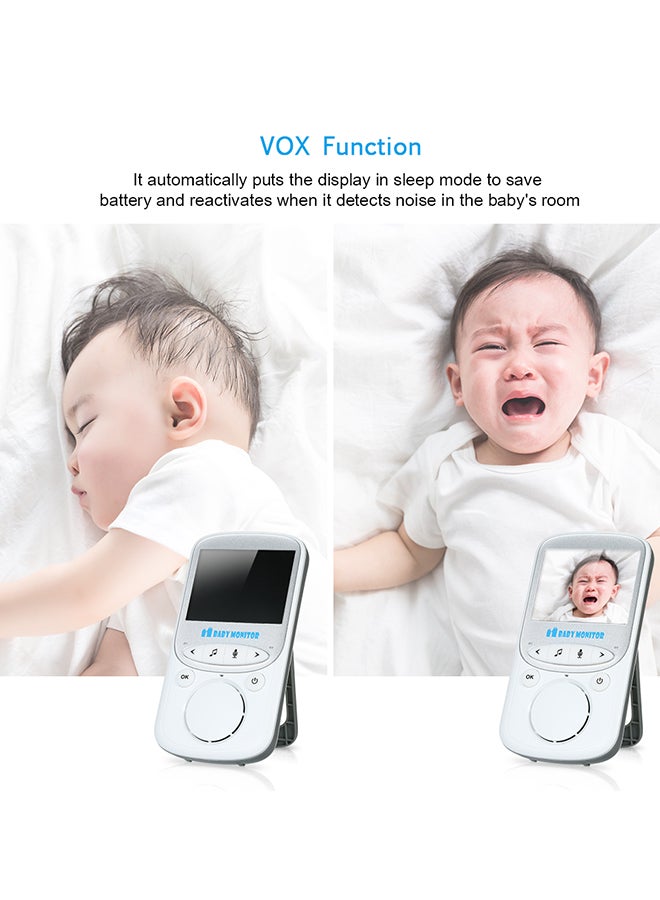 Generic 2.4 inches Color LCD Wireless Digital Baby Monitor With Infrared Night Vision Two-way Talkback  - Image 2