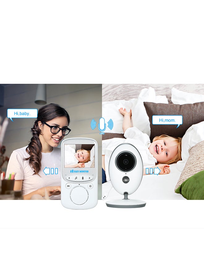 Generic 2.4 inches Color LCD Wireless Digital Baby Monitor With Infrared Night Vision Two-way Talkback  - Image 5
