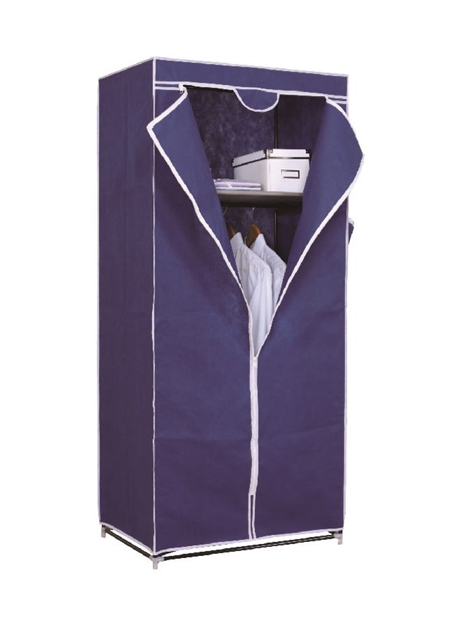 خزانة ملابس ذات جيوب أزرق