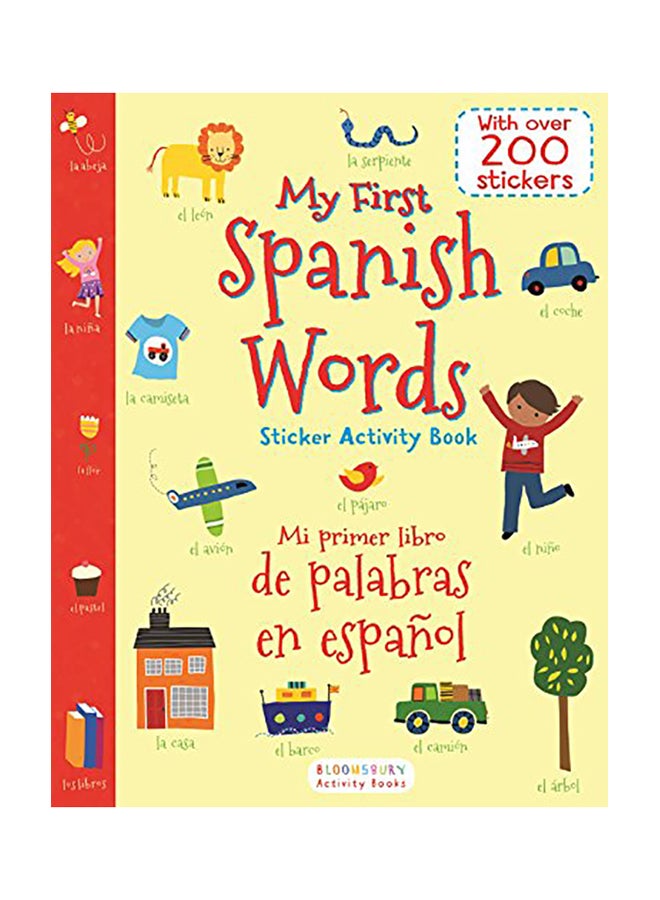My First Spanish Words Sticker Activity Book/Mi Primer Libro de Palabras En Espanol Paperback English by Lesley Grainger - 2018 