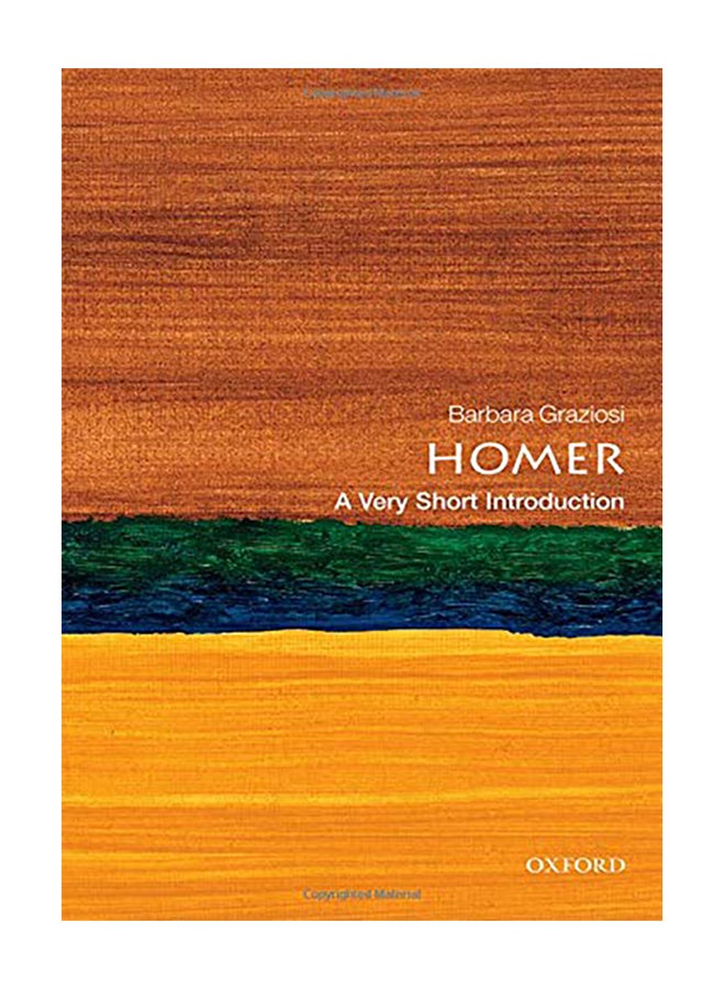 Homer: A Very Short Introduction Paperback English by Barbara Graziosi - 2019 