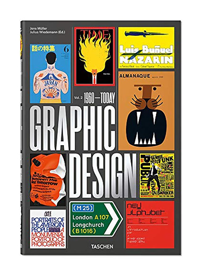The History of Graphic Design: Vol. 2, 1960-Today Hardcover English by Jens Muller - 2018 