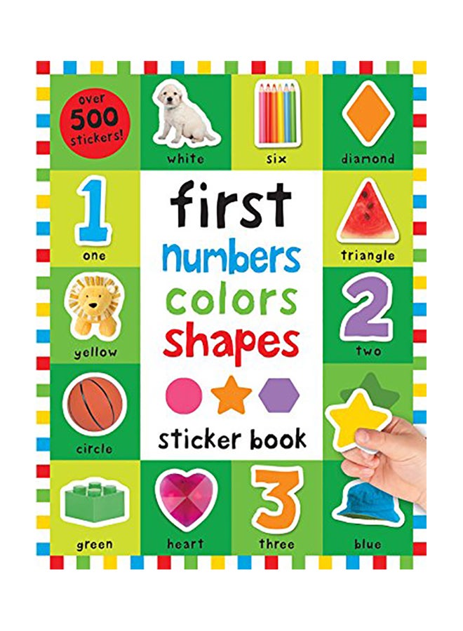 First 100 Stickers: First Numbers, Colors, Shapes Paperback English by Roger Priddy - 2017