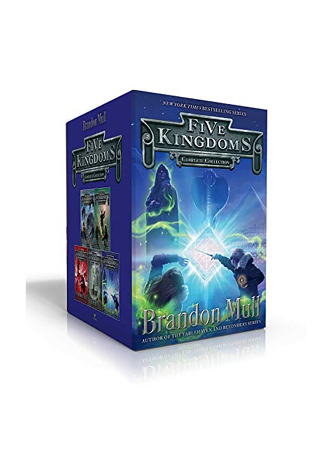 Five Kingdoms Complete Collection: Sky Raiders; Rogue Knight; Crystal Keepers; Death Weavers; Time Jumpers Paperback English by Brandon Mull - 2019