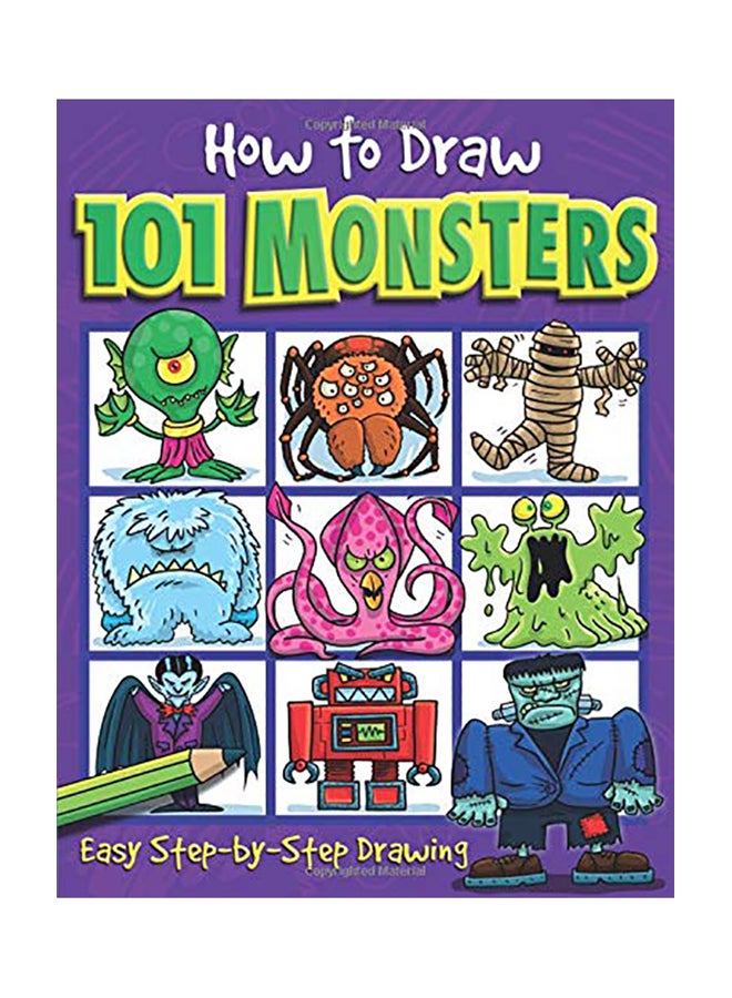 How To Draw 101 Monsters Paperback English by Dan Green - 2003 