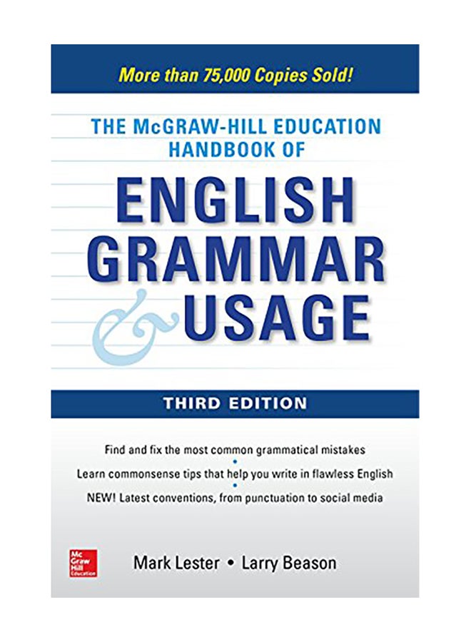 McGraw-Hill Education Handbook of English Grammar & Usage Paperback English by Mark Lester - 2018