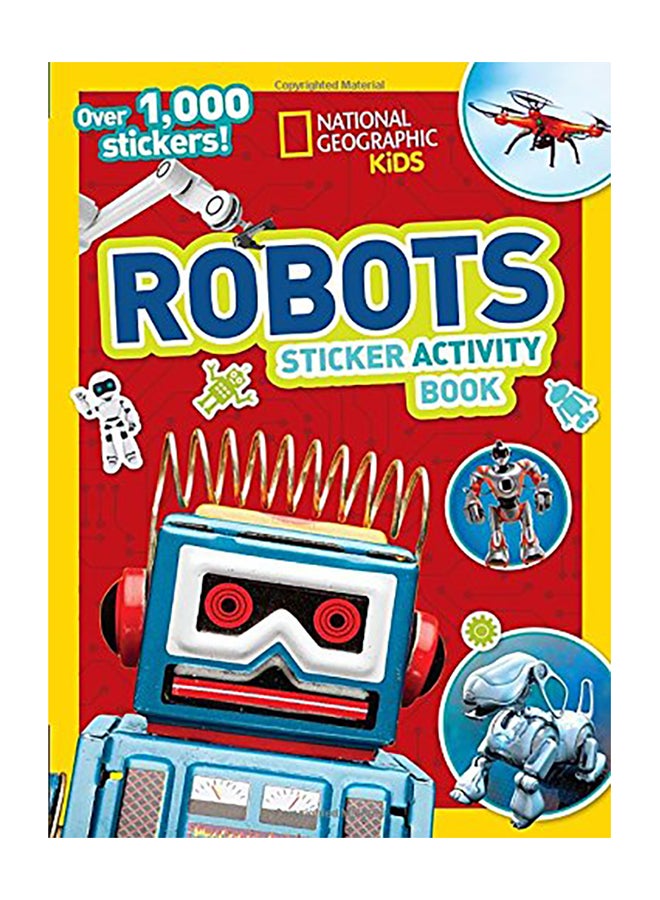 كتاب نشاط ملصقات الروبوتات للأطفال من ناشيونال جيوغرافيك