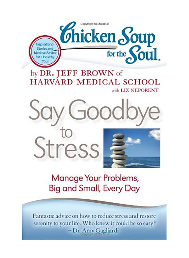 Chicken Soup for the Soul: Say Goodbye to Stress: Manage Your Problems, Big and Small, Every Day Paperback English by Dr Jeff Brown - 2012 