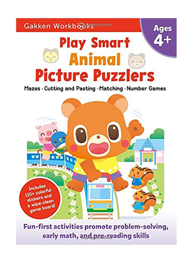 Play Smart Animal Picture Puzzlers Paperback English by Gakken Early Childhood Experts - 2018