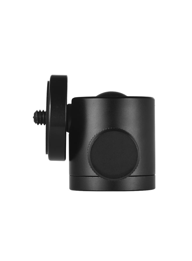 Mini Tripod Ball Head Mount With 1/4 Inch Thread For Tripod Black - Image 3
