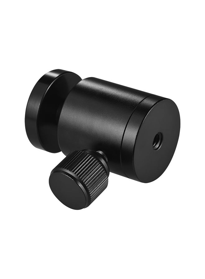 Mini Tripod Ball Head Mount With 1/4 Inch Thread For Tripod Black - Image 4
