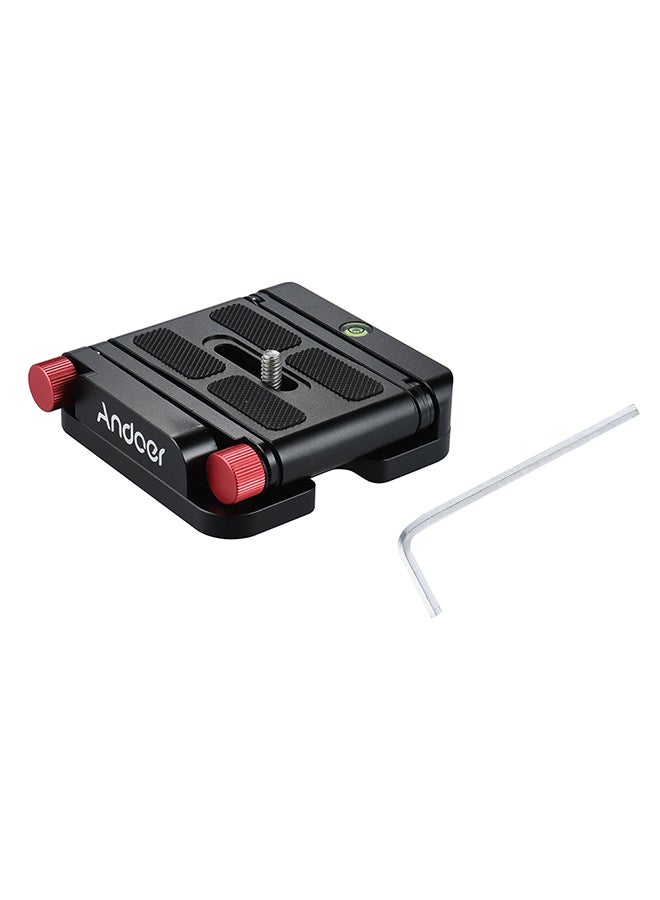 ANDOER Z-Shaped Tripod Head Black/Red - Image 1