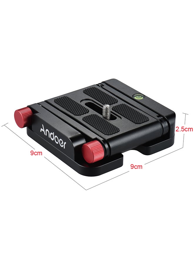 ANDOER Z-Shaped Tripod Head Black/Red - Image 4