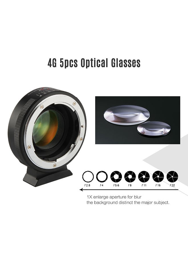 NF-M43X Camera Lens Mount Adapter Black/Silver - v1557826784/N24648909A_2