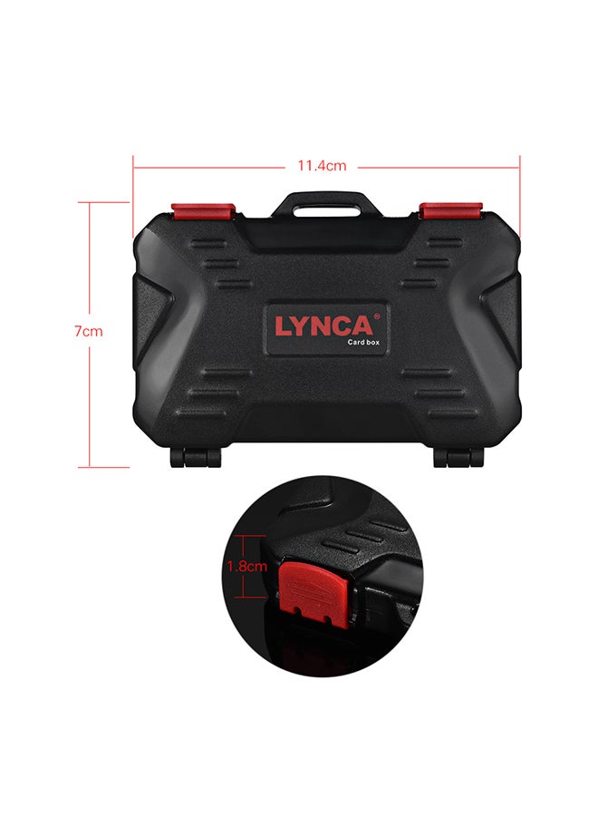 Lynca Memory Card Case Black/Red  - Image 3