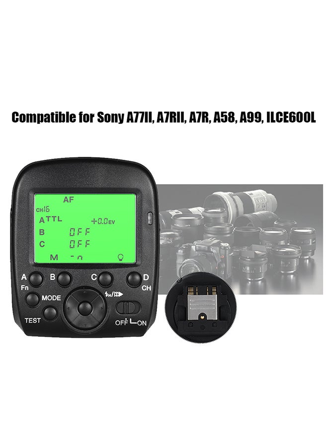 Wireless TTL Flash Trigger Transmitter Black  - Image 3