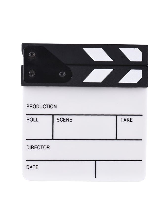 Generic Cut Action Scene Clapper Board Slate White/Black  - Image 1