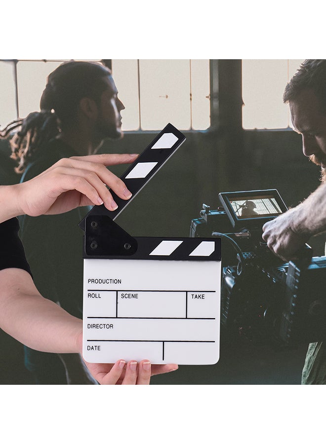 Generic Cut Action Scene Clapper Board Slate White/Black  - Image 3