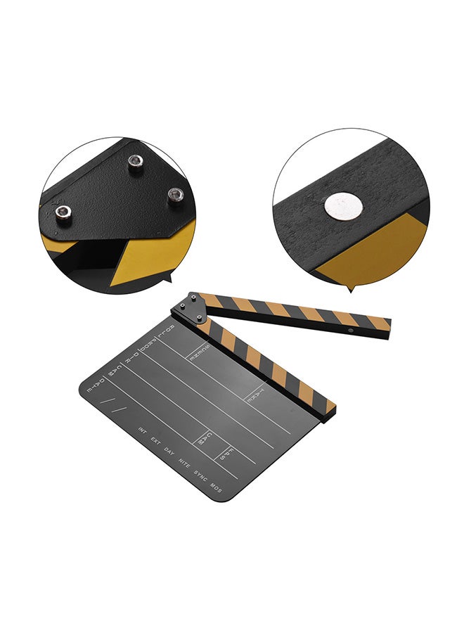 Generic Cut Scene Clapper Board Slate With Marker Pen Multicolour  - Image 4