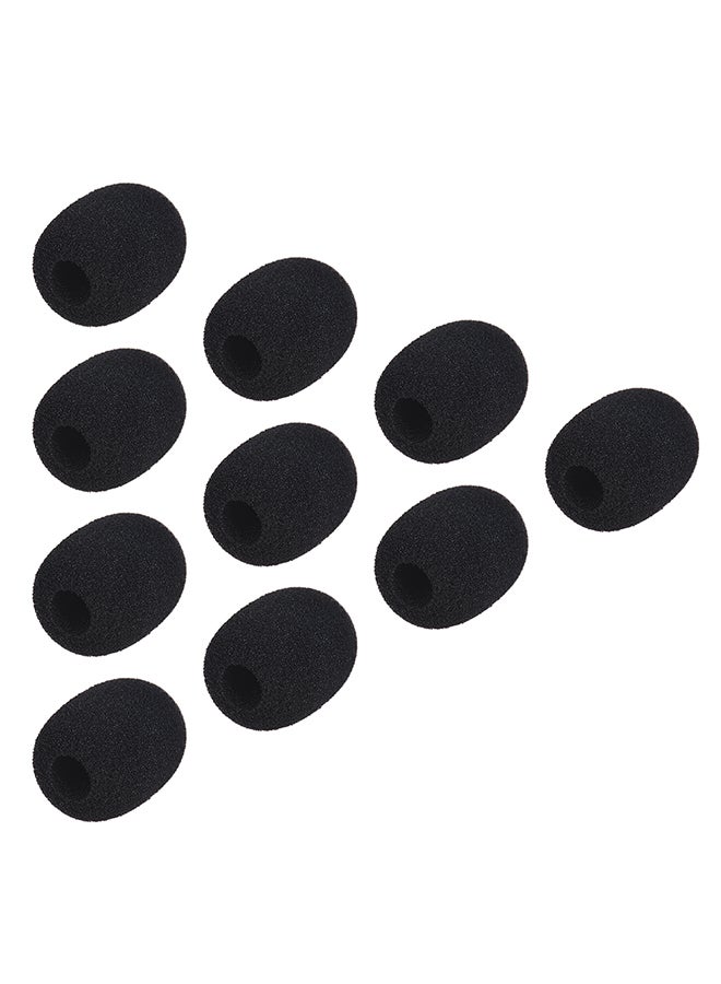 ANDOER 10-Piece Microphone Foam D5433-11 Black  - Image 1