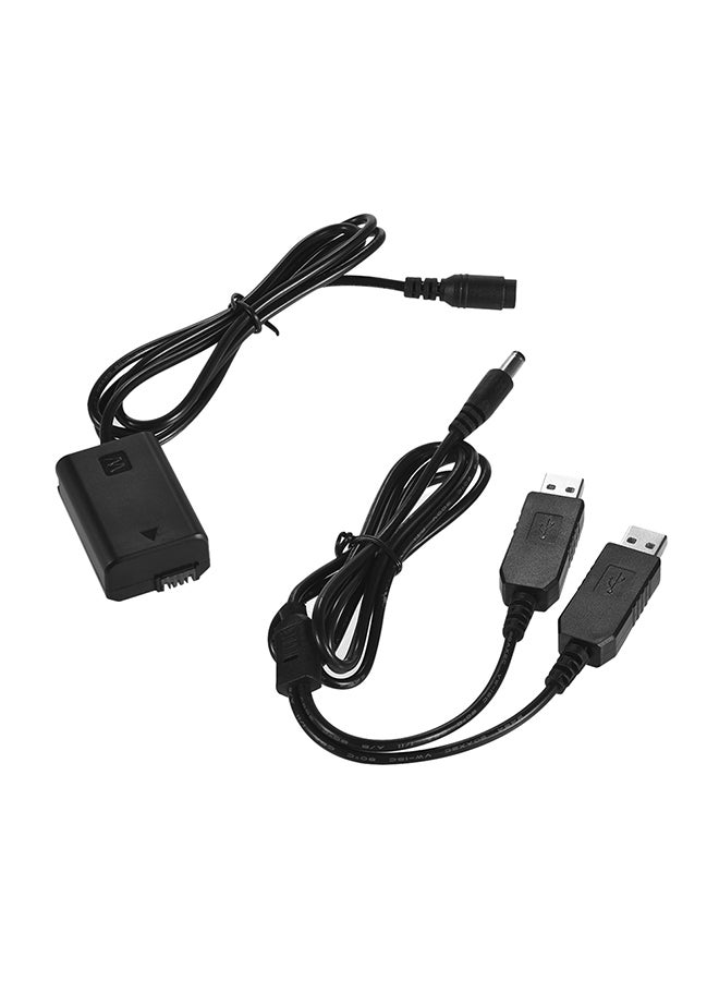 أندوير مجموعة طاقة بمنفذ USB مزدوج لسلسلة نيكس 6/7 أسود - Image 4