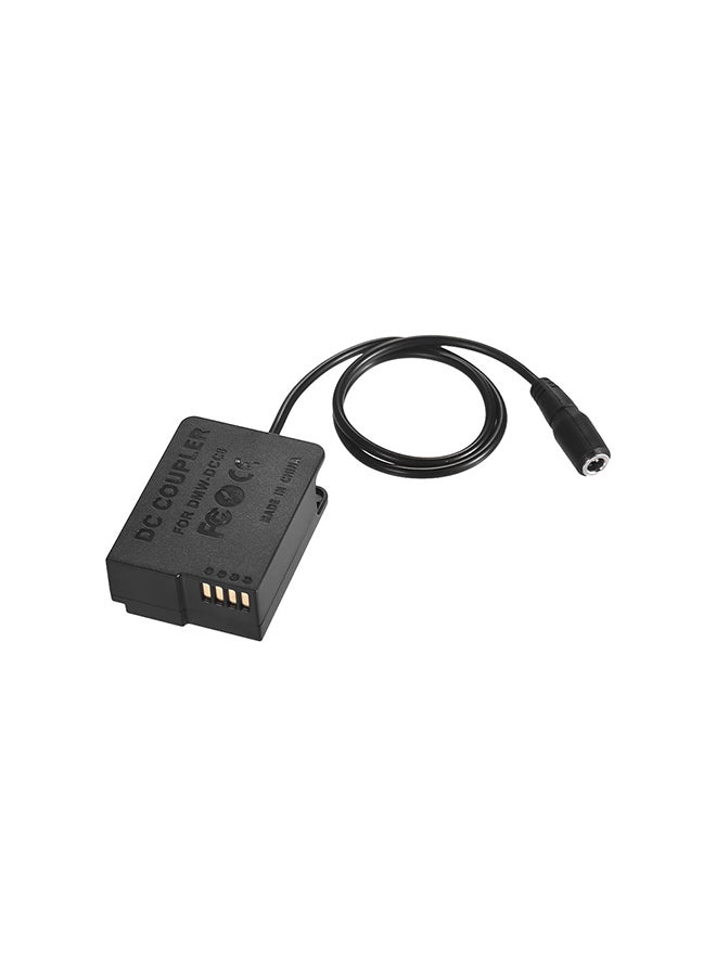 ANDOER - AC Power Adapter Supply Camera Charger With DC Coupler Kit For Panasonic DMC-FZ200/FZ1000/GH2 Black - Image 1