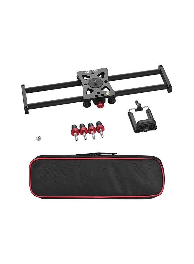 ANDOER Portable Mini Carbon Fiber Track Slider Black  - Image 4