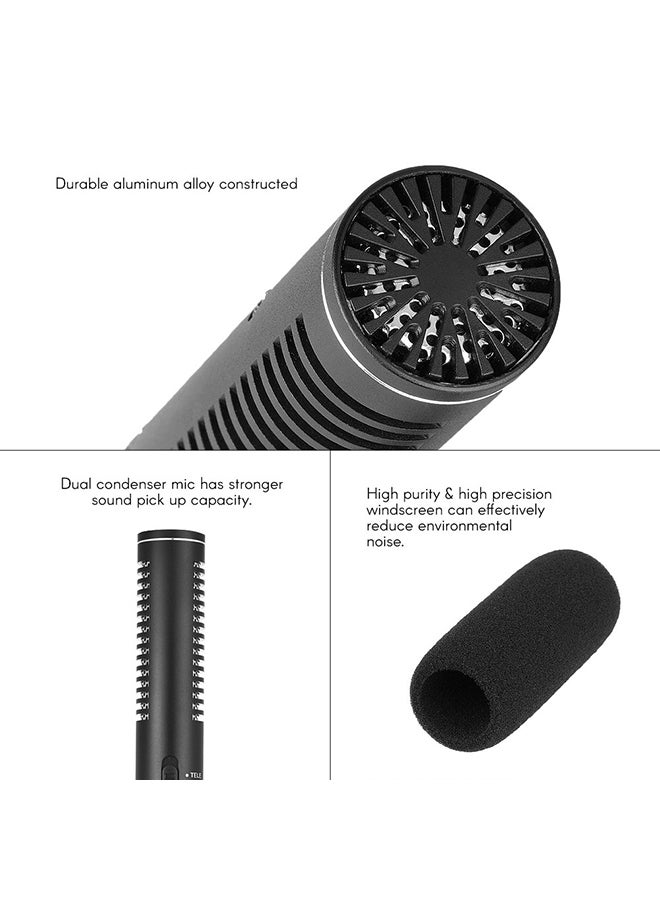 ANDOER Microphone Shotgun D52461 Black  - Image 2