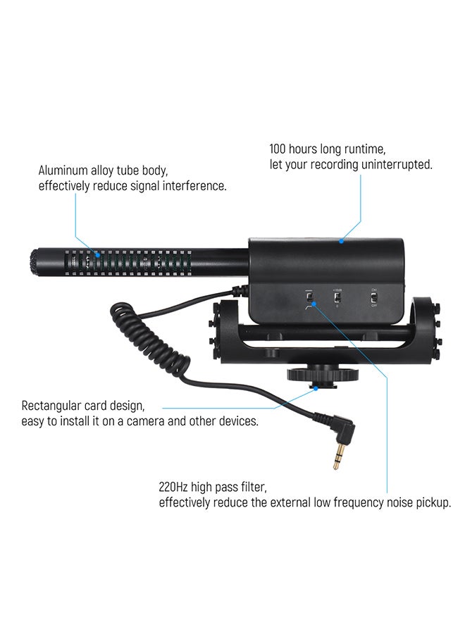 ANDOER High Sensitivity Condenser Microphone Black - Image 2