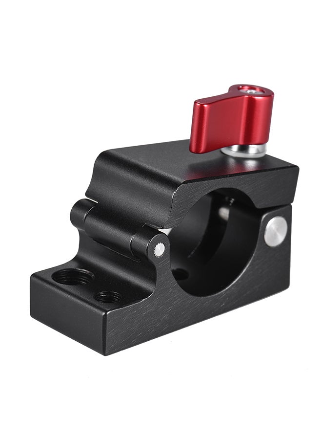 Rod Clamp Holder Light Mount Stand Bracket Black  - Image 1