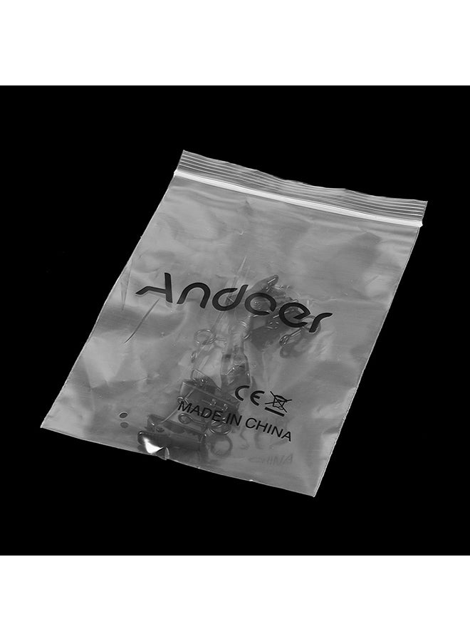 ANDOER 5-Piece EY-J03 Wired Microphone Tie Clip Black - Image 3