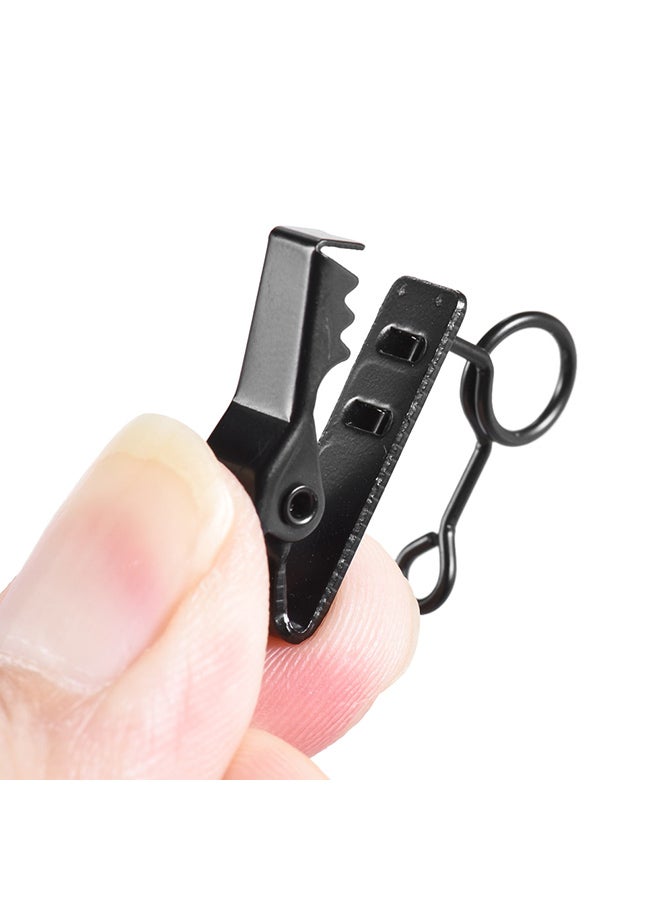 ANDOER 5-Piece EY-J03 Wired Microphone Tie Clip Black - Image 2