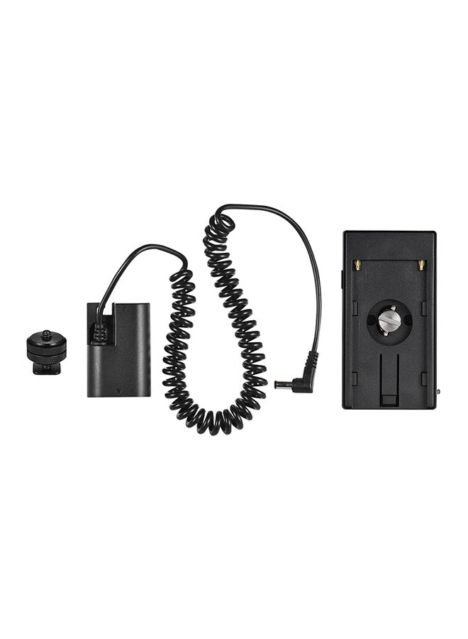 ANDOER Battery Plate Adapter With Spring Cable For Canon EOS Series Black  - Image 3