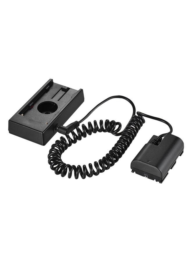 ANDOER Battery Plate Adapter With Spring Cable For Canon EOS Series Black  - Image 5