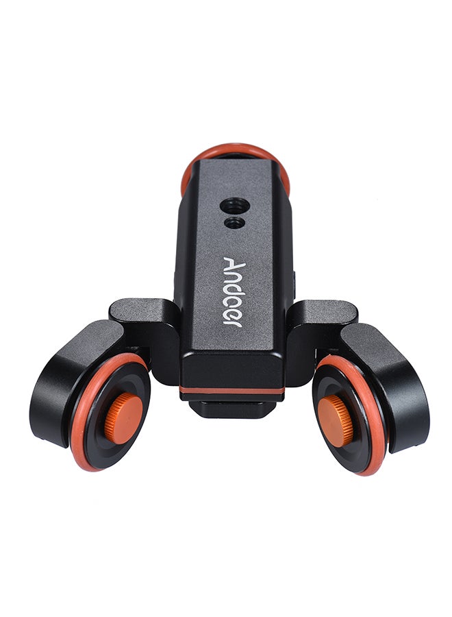 ANDOER 1800.0 mAh 3-Wheel Pulley Car Slider Rolling Skater Black/Orange  - Image 1