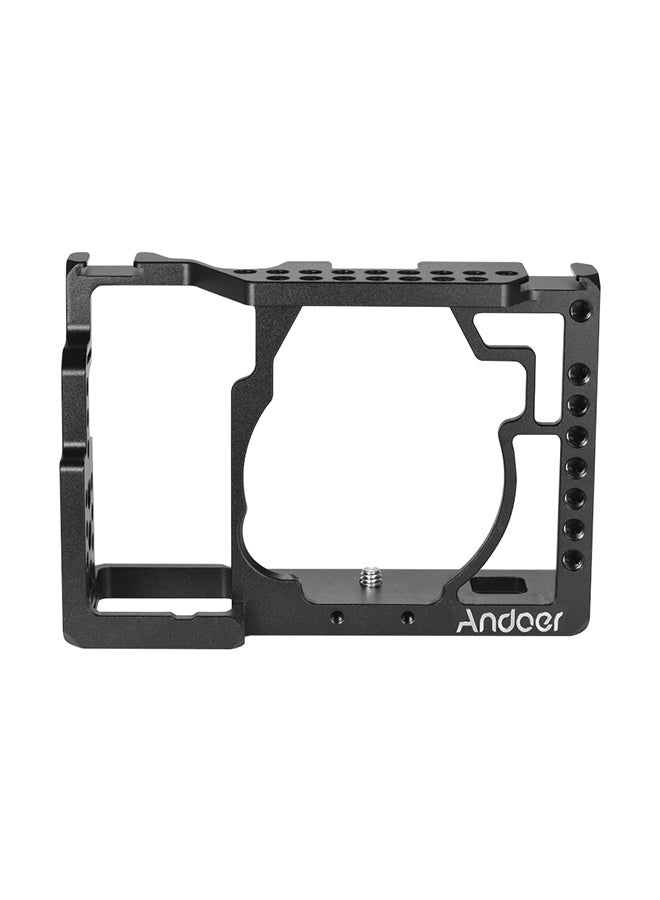 ANDOER - Camera Cage Video Making Stabilizer With Cold Shoe Mount For Sony A7/A7R/A7S Black - Image 1