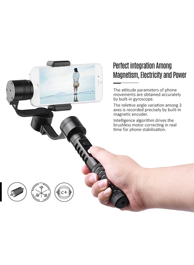 Afi - V2 3-Axis Handheld Smartphone Gimbal Brushless Gyro Stabilizer Black - Image 1