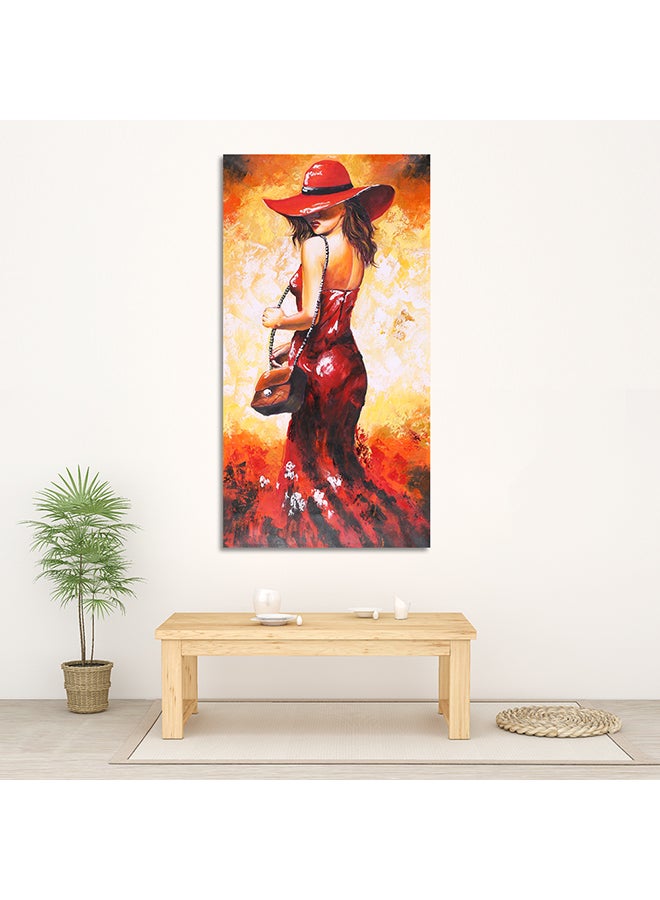 لوحة زيتية مقاومة للماء مرسومة باليد بدون إطار متعدد الألوان 24 X47بوصة  - Image 3