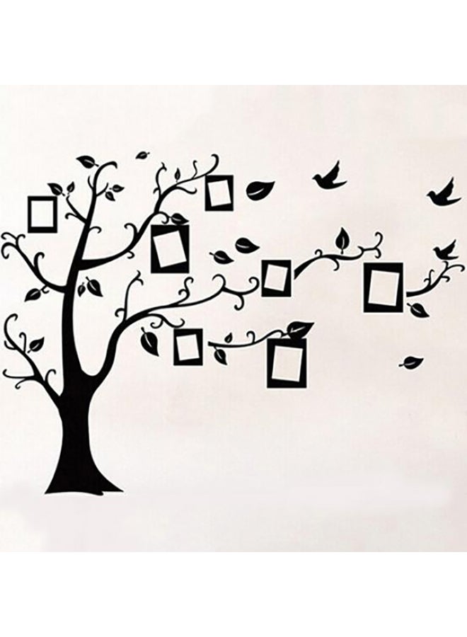 Bluelans Creative Family Photo Frame Tree Wall Sticker Black 50 x 70centimeter  - Image 1