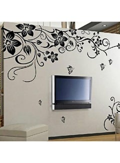 Bluelans Street Lamp Butterflies Flower Vase Home Room Wall Art Decal Mural Sticker Multicolour  - Image 2