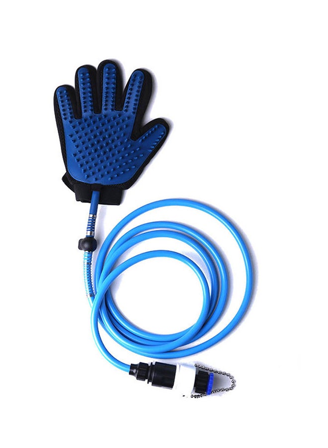 Generic Pet Bathing Glove Tool Blue 24x16cm  - Image 1