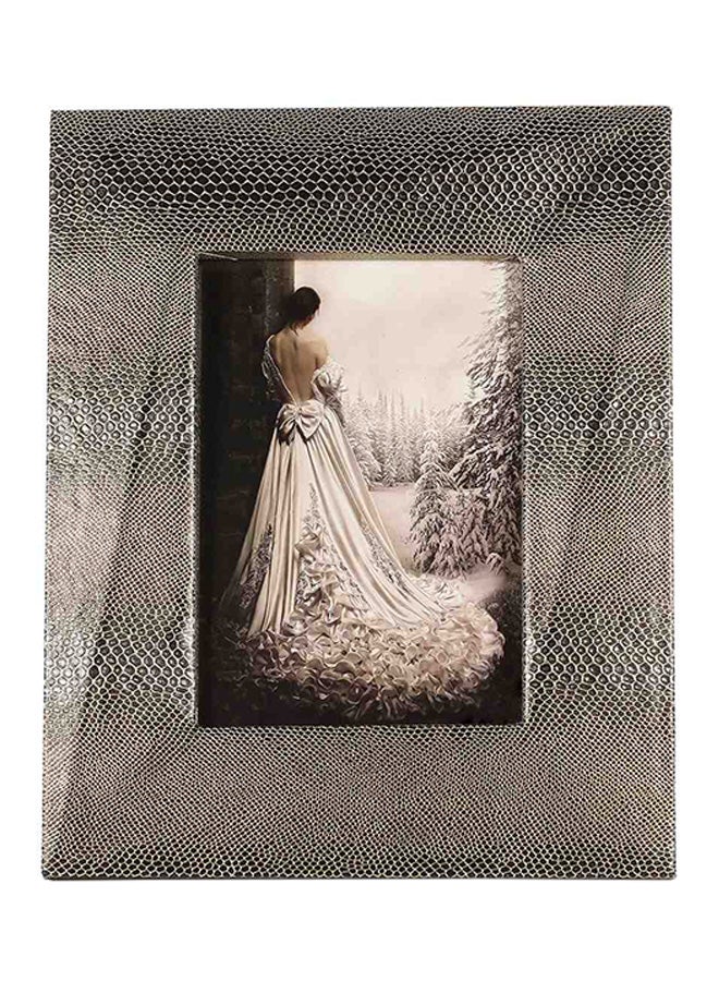 TOOARTS - Photo Frame With Snakeskin Texture Multicolour 8.6 X 0.8 X 10.6inch - Image 1