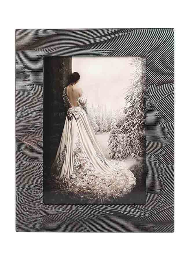 TOOARTS Photo Frame With Plume Texture Multicolour 6.4 X 0.8 X 8.3inch  - Image 1
