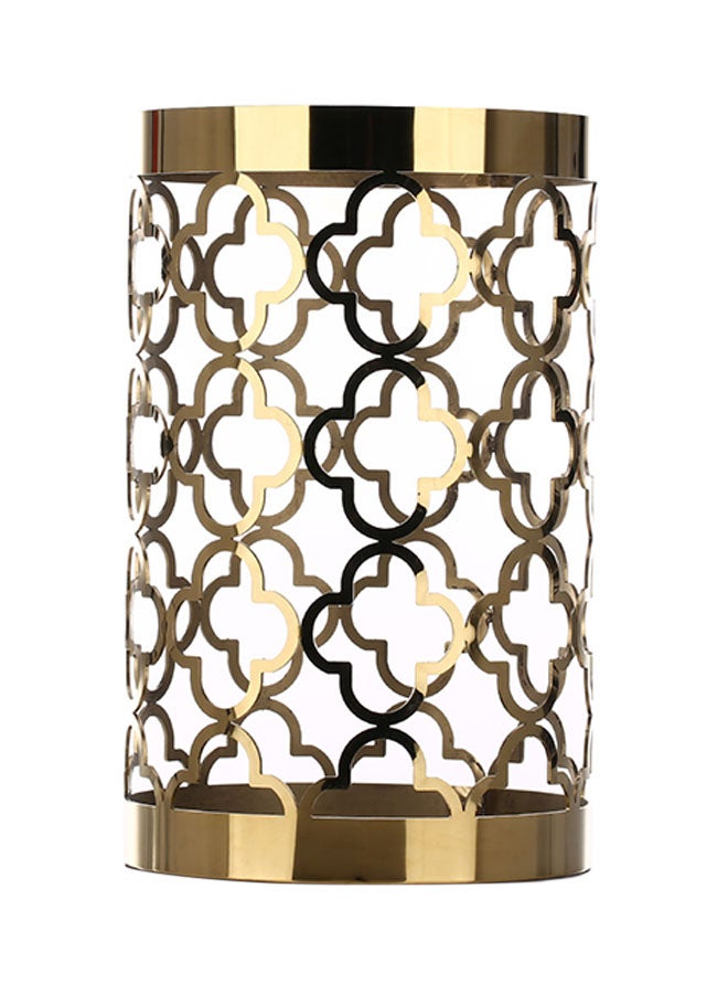 توراتس أصيص زهور معدني مجوف ذهبي 974جرام - Image 1