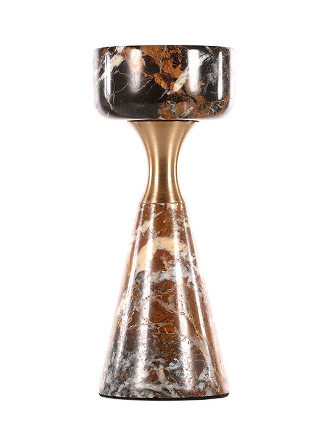 توراتس شمعدان بتصميم عصري وبسيط مصنوع من الرخام متعدد الألوان 1518جرام - Image 1