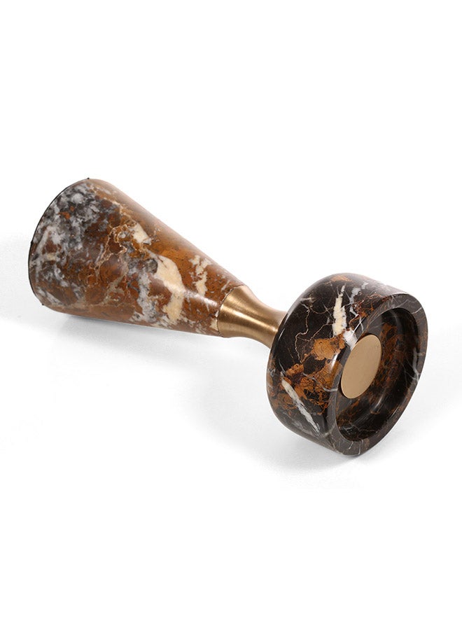 توراتس شمعدان بتصميم عصري وبسيط مصنوع من الرخام متعدد الألوان 1518جرام - Image 2