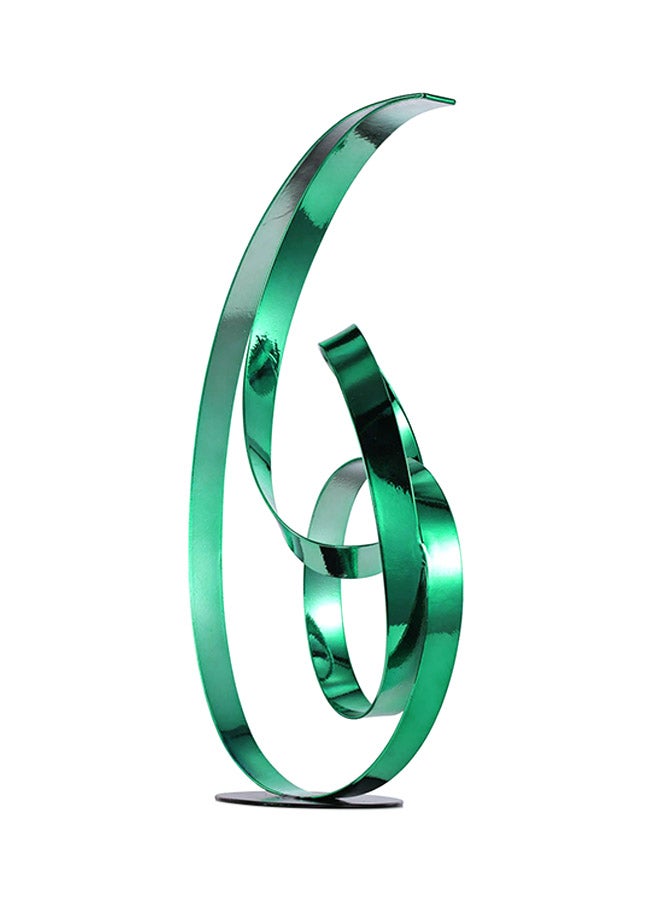 TOOARTS Standing Ribbon Metal Sculpture Multicolour 1700grams - Image 1