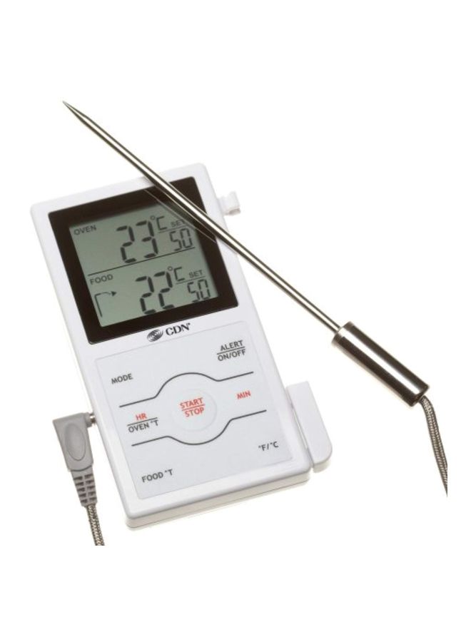 CDN Dual Sensing Programmable Probe Thermometer White 10x5.5x1.5inch - Image 2
